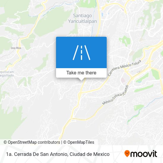 1a. Cerrada De San Antonio map