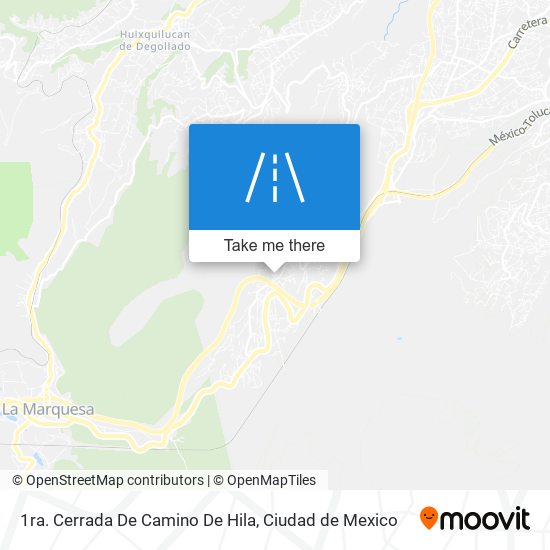 1ra. Cerrada De Camino De Hila map