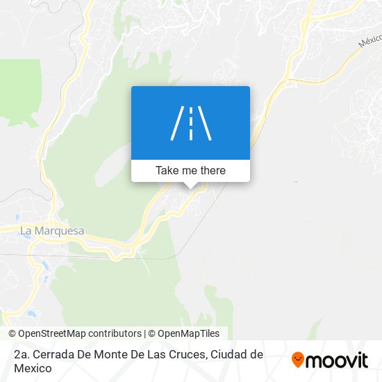 2a. Cerrada De Monte De Las Cruces map