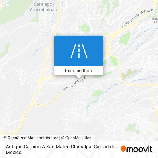 Antiguo Camino A San Mateo Chimalpa map