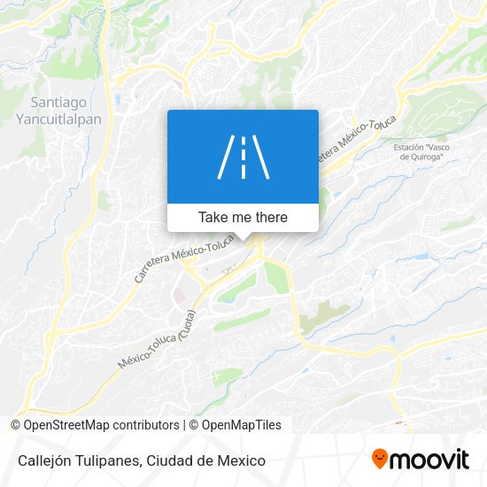 Callejón Tulipanes map
