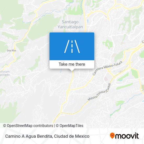 Camino A Agua Bendita map