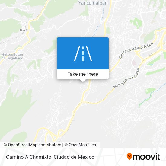Camino A Chamixto map