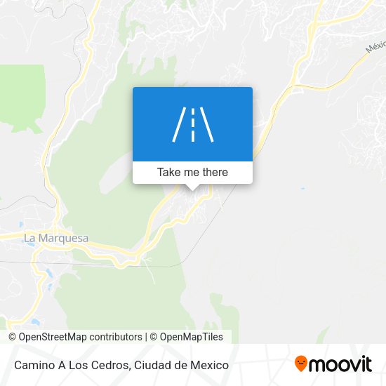 Mapa de Camino A Los Cedros