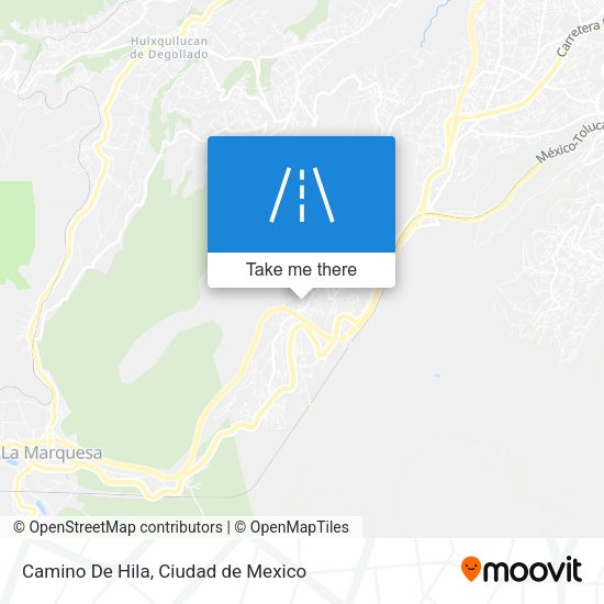 Camino De Hila map