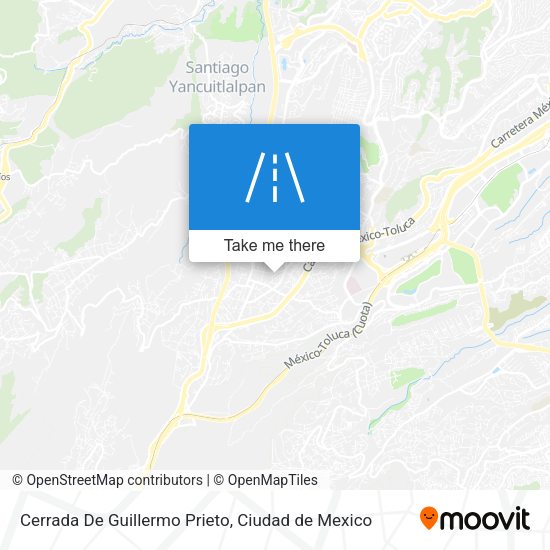 Cerrada De Guillermo Prieto map