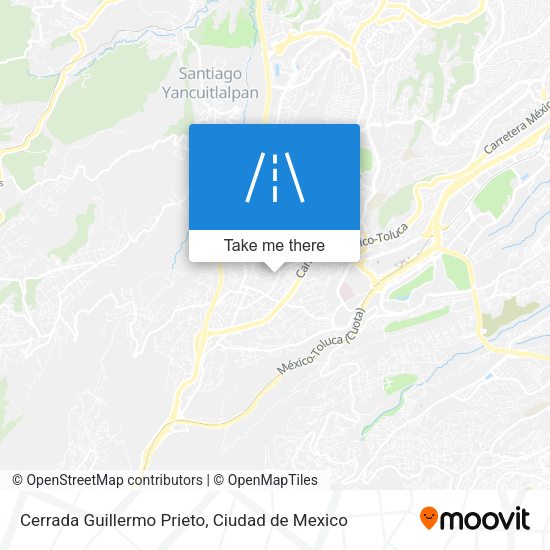 Mapa de Cerrada Guillermo Prieto