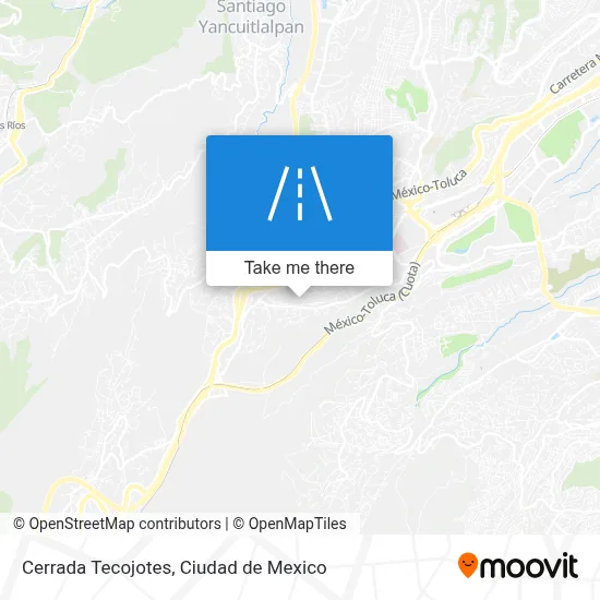 Cerrada Tecojotes map