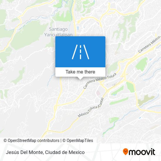 Jesús Del Monte map