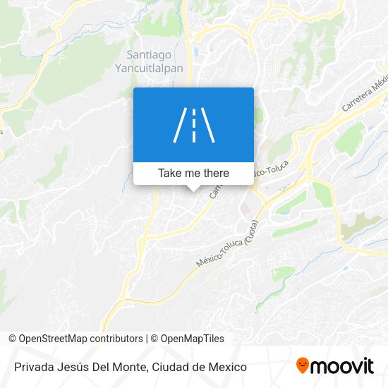 Mapa de Privada Jesús Del Monte