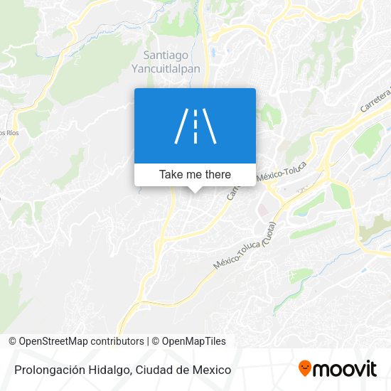 Mapa de Prolongación Hidalgo
