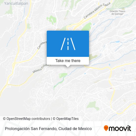 Prolongación San Fernando map
