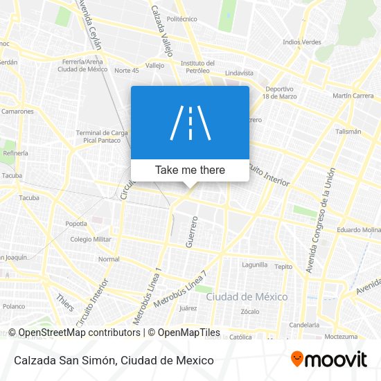 Mapa de Calzada San Simón