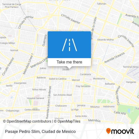 Mapa de Pasaje Pedro Slim