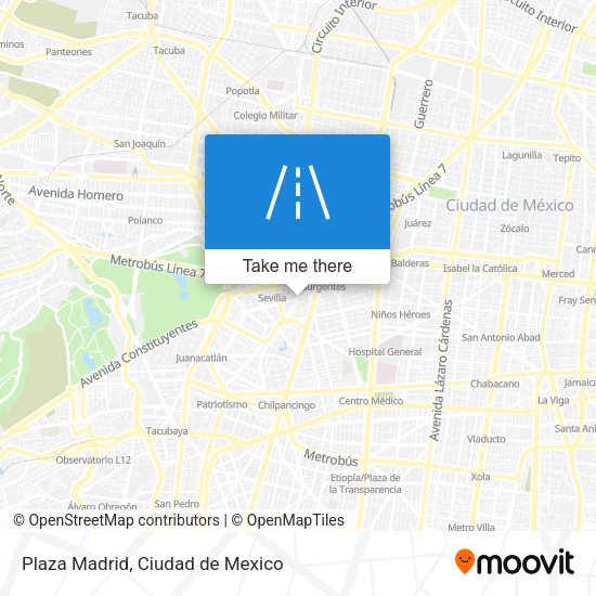 Mapa de Plaza Madrid