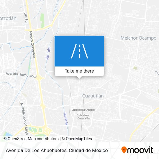 Mapa de Avenida De Los Ahuehuetes