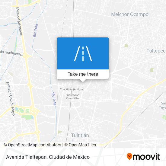 Avenida Tlaltepan map