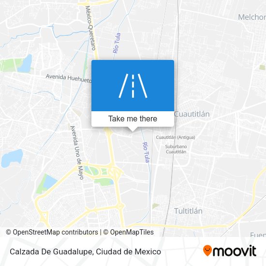 Calzada De Guadalupe map