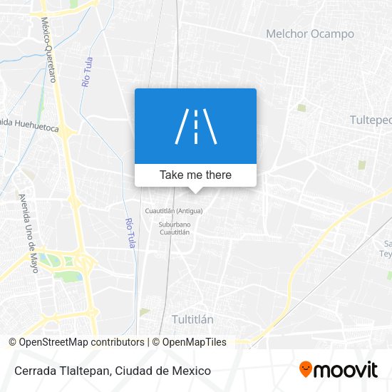 Cerrada Tlaltepan map