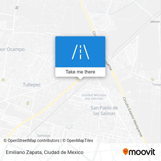 Emiliano Zapata map