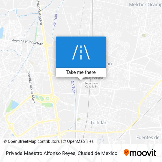 Privada Maestro Alfonso Reyes map