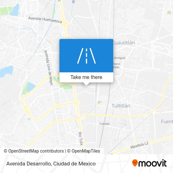 Avenida Desarrollo map