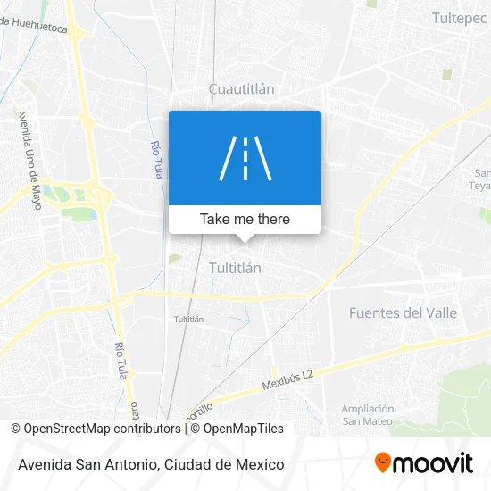 Avenida San Antonio map
