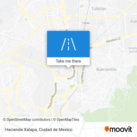 Hacienda Xalapa map