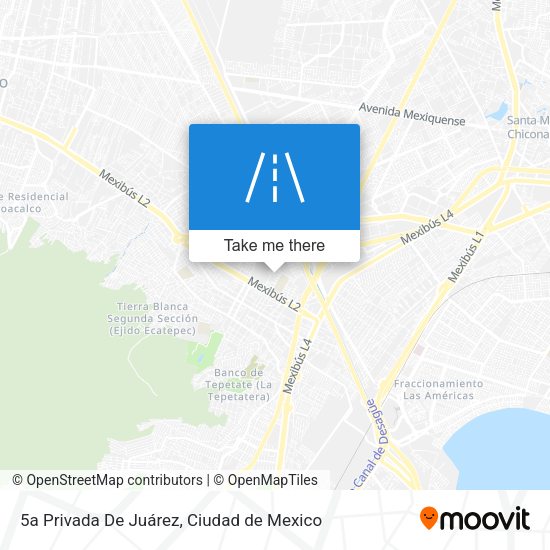 5a Privada De Juárez map