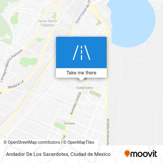 Andador De Los Sacerdotes map