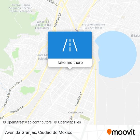 Avenida Granjas map