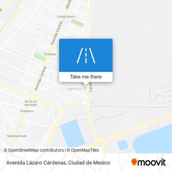 Avenida Lázaro Cárdenas map