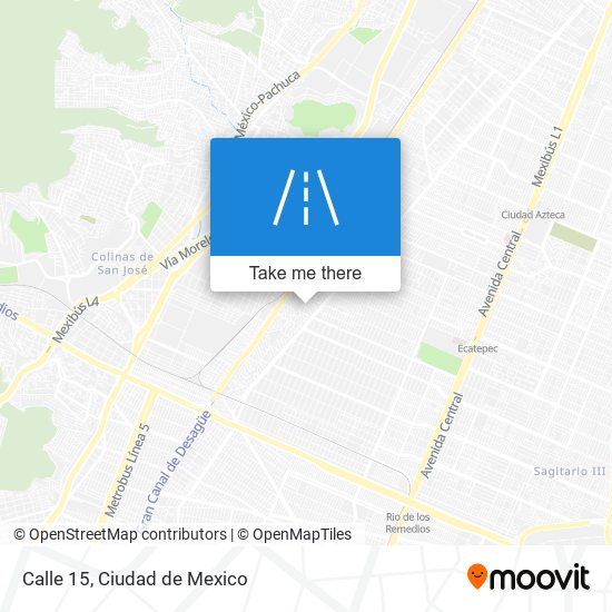 Calle 15 map