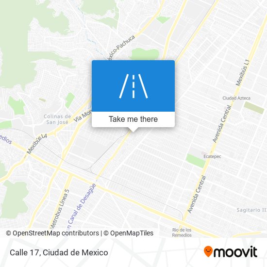 Calle 17 map