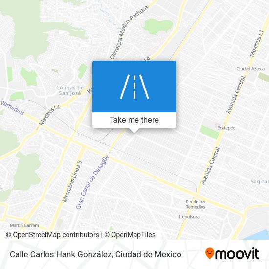 Calle Carlos Hank González map