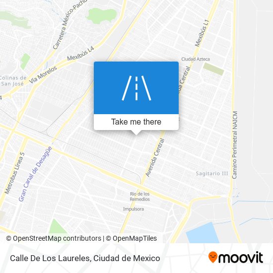 Calle De Los Laureles map