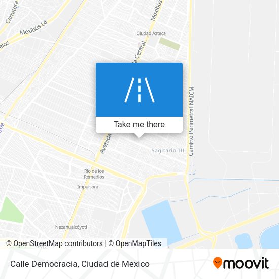 Mapa de Calle Democracia