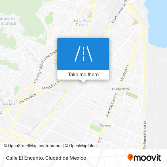 Calle El Encanto map