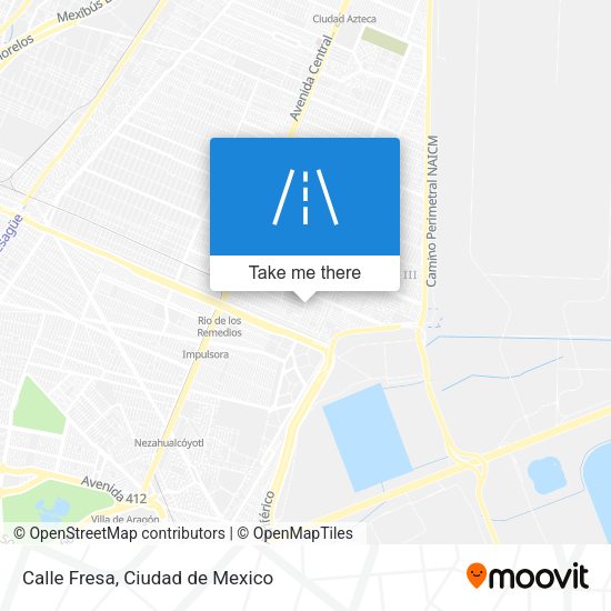Mapa de Calle Fresa