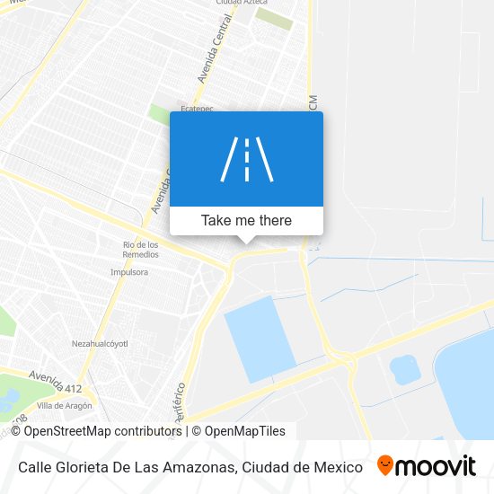 Calle Glorieta De Las Amazonas map