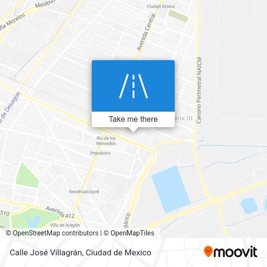Mapa de Calle José Villagrán