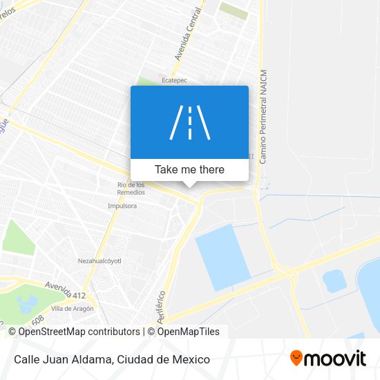 Mapa de Calle Juan Aldama