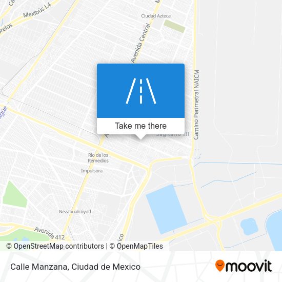 Mapa de Calle Manzana