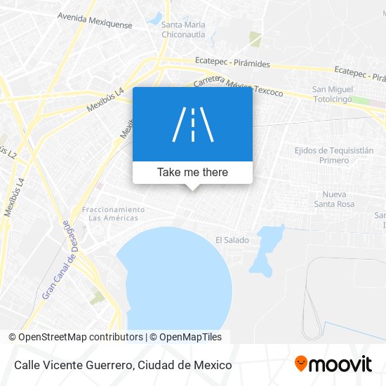 Calle Vicente Guerrero map