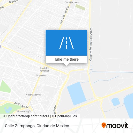 Mapa de Calle Zumpango