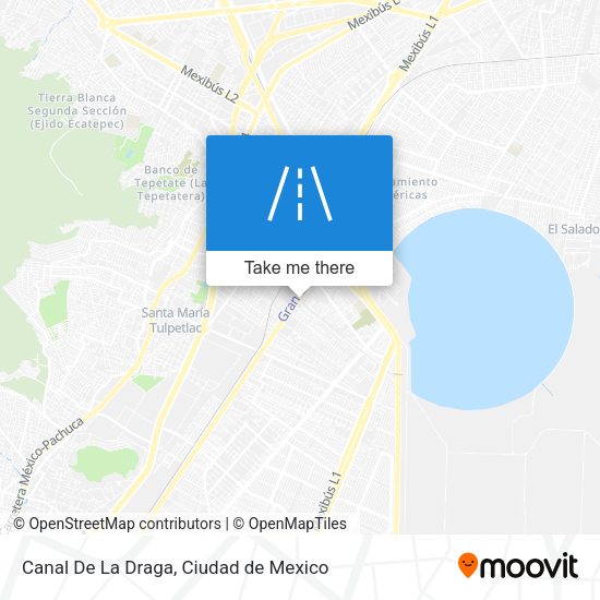 Mapa de Canal De La Draga