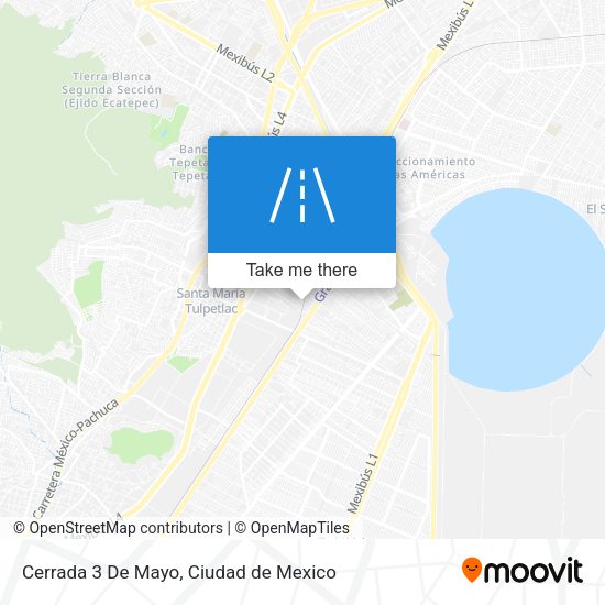 Cerrada 3 De Mayo map