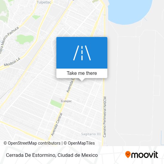 Cerrada De Estormino map