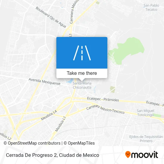 Cerrada De Progreso 2 map