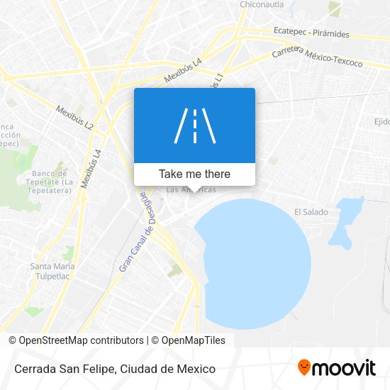 Cerrada San Felipe map
